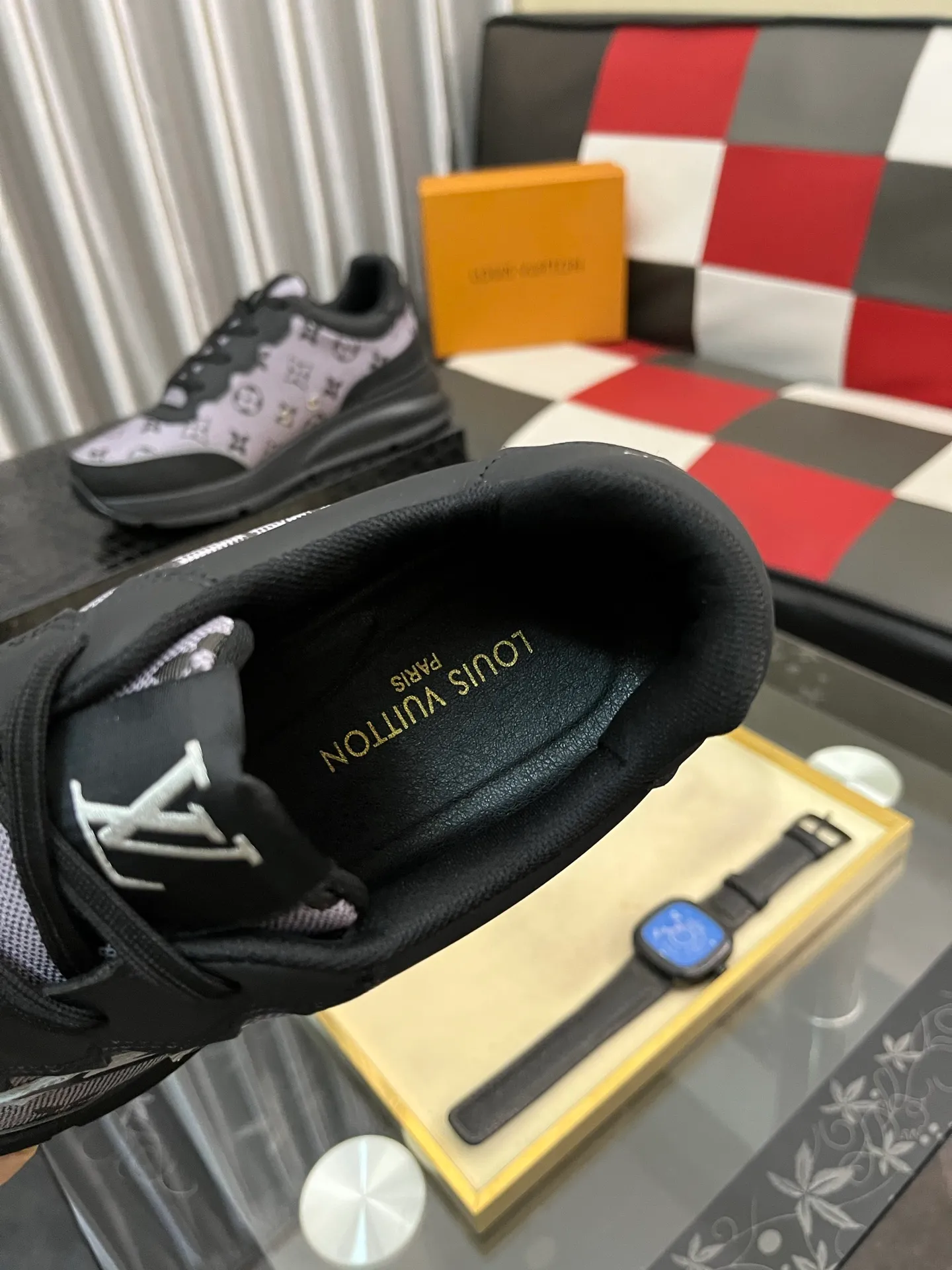 Men's Men's Shoes 💰: 438⌚️⌚️LV Louis Vuitton. The latest fashionable casual shoes are popular in physical stores. New spring and summer comfortable imported custom original cowhide, unique jacquard fabric element design. With sheepskin lining, Lv original bottom, [sun][sun] high-end packaging and high quality💪Details determine the quality, you can enter and leave the counter at will, welcome to compare🇮🇹Number of sizes 38-442️⃣colors available